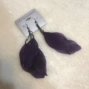 3/$10 Feather earrings